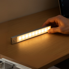 Luminária LED Sem Fio Bateria com 4 Semanas de Duração Recarregável com Sensor de Movimento Ultrafina