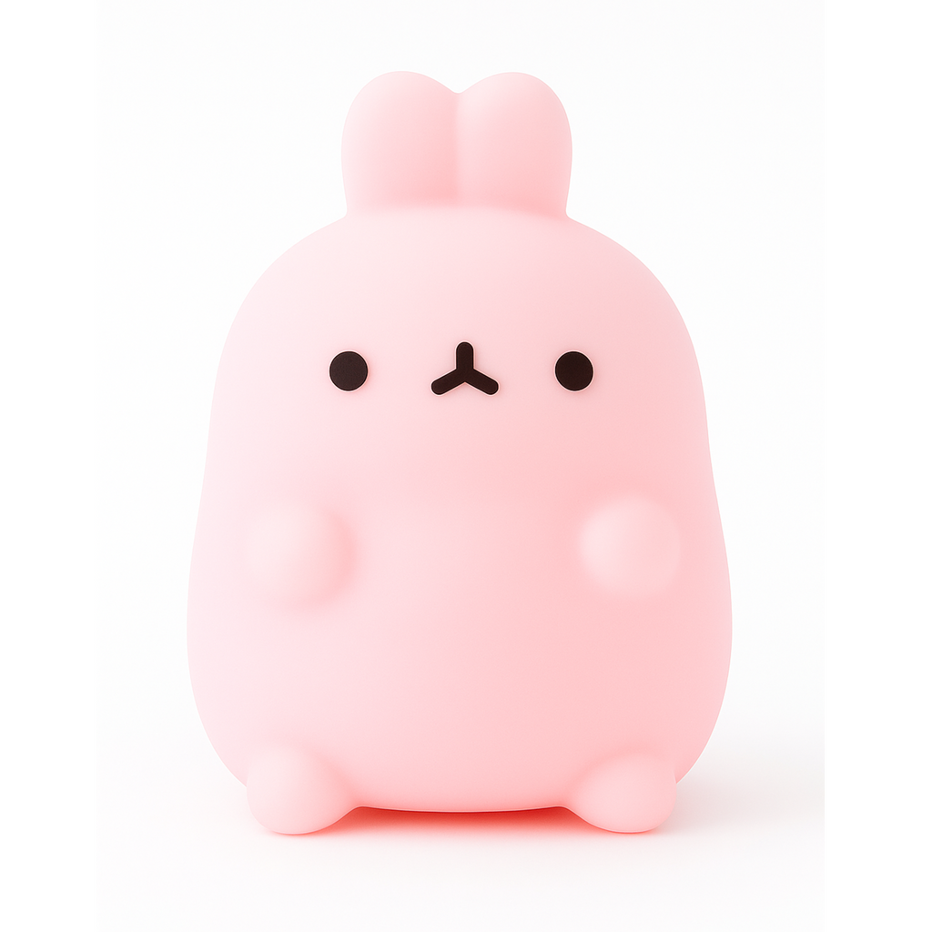 Luminária de Silicone LED Coelhinho Super Fofa e Delicada