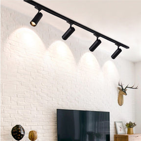 1 Unidade Spot LED para Trilho 220V COB 12W a 40W - PRETO