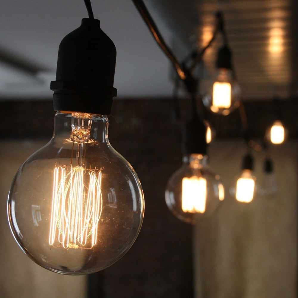 Lâmpada Incandescente de Filamento Vintage para Decoração Retrô - T45 Filamento 220V