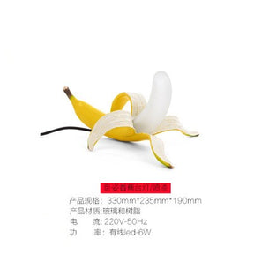 Luminária de Mesa Banana LED Criativa com Iluminação Confortável