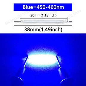 Kit de 10 a 1200 LEDs Filamento COB 3V 38mm para Decoração