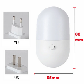 Luz Noturna LED de Tomada  Para Ambientes Confortáveis