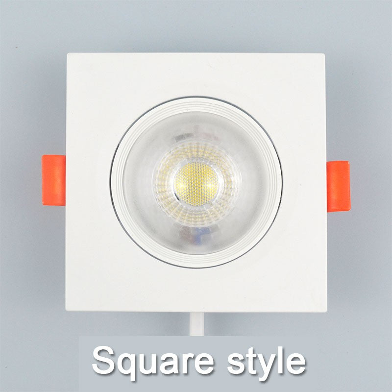 Spot LED Embutido com Ângulo Ajustável 3W a 12W Rotativo