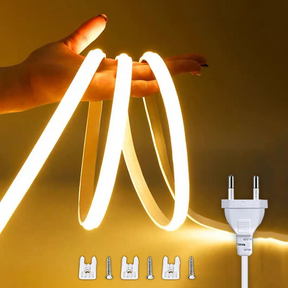 Fita LED Isolada 220V com Interruptor Liga/Desliga à Prova d’Água