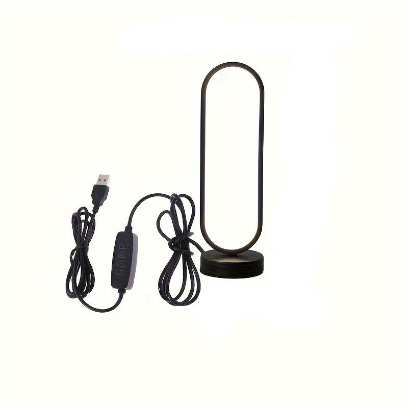 Luminária Led Mesa de Cabeceira com Cabo USB