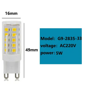 Lâmpada LED G9 9W a 25W Luz Fria Quente ou Natural