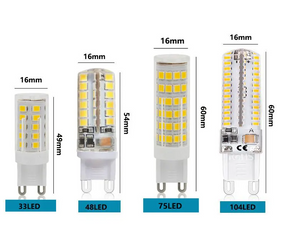 Lâmpada LED G9 9W a 25W Luz Fria Quente ou Natural