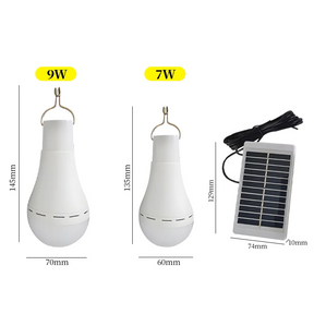 Luminária Solar Pendente IP68 à Prova d’Água com Carregamento USB-C