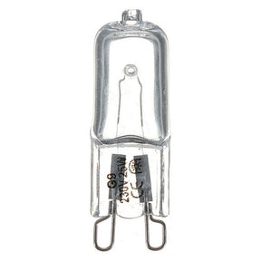Kit 10 Lâmpadas Halógenas G9 25W a 60W Luz Quente 3000K 230V
