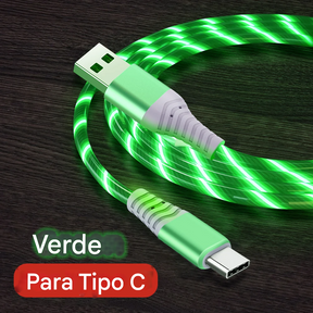 Cabo USB LED Fluorescente de Carregamento Rápido Vários Modelos