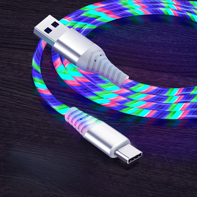 Cabo USB LED Fluorescente de Carregamento Rápido Vários Modelos