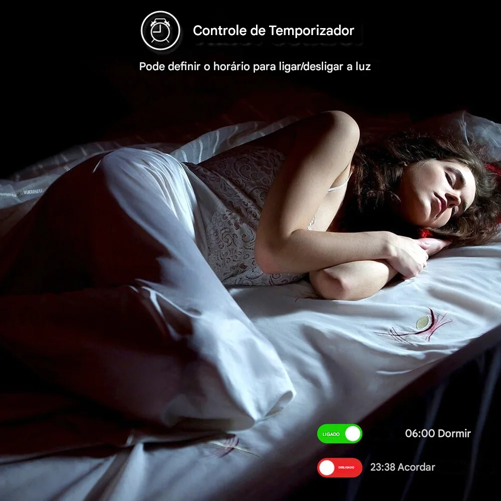 Lâmpada LED Inteligente Bluetooth Tuya 15W Regulável AC85-265V