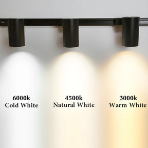 1 Unidade Spot LED para Trilho 220V COB 12W a 40W - PRETO