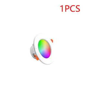 Kit 1-10 Spots de Luz LED Inteligente 10W RGB com Controle por App e Bluetoot