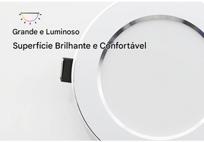 Spot LED Embutido Redondo 7W a 18W AC220V 240V