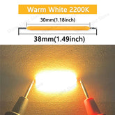 Kit de 10 a 1200 LEDs Filamento COB 3V 38mm para Decoração