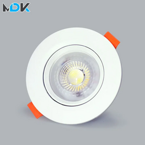 Spot LED Embutido com Ângulo Ajustável 3W a 12W Rotativo