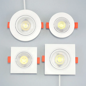 Spot LED Embutido com Ângulo Ajustável 3W a 12W Rotativo