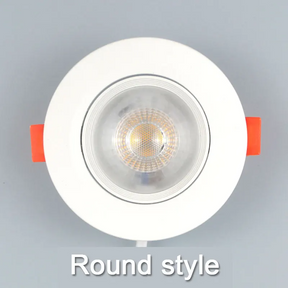 Spot LED Embutido com Ângulo Ajustável 3W a 12W Rotativo