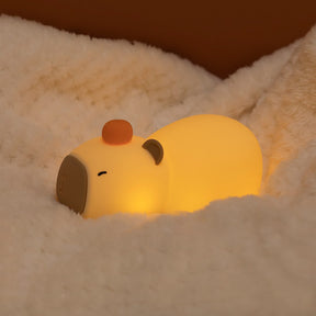 Luminária Capivara de Silicone com Bateria Recarregável USB