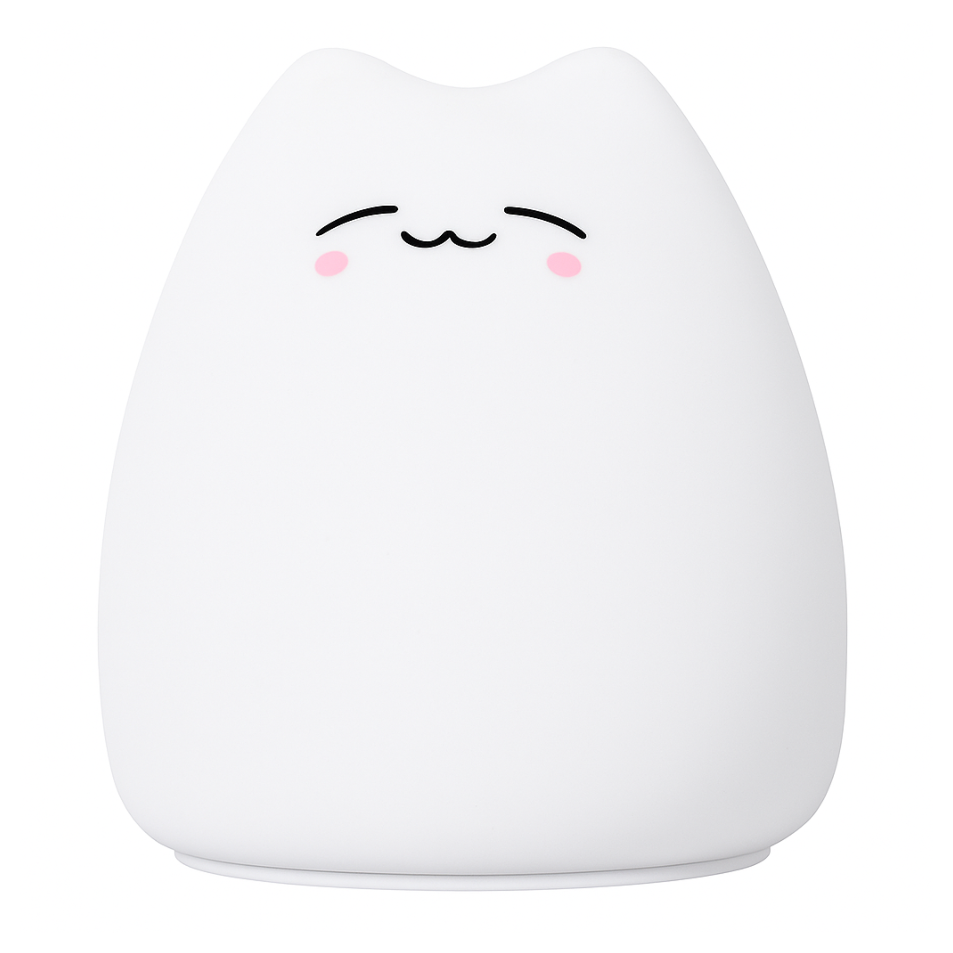 Luminária de Silicone Touch LED Gatinho para Bebês e Crianças - C