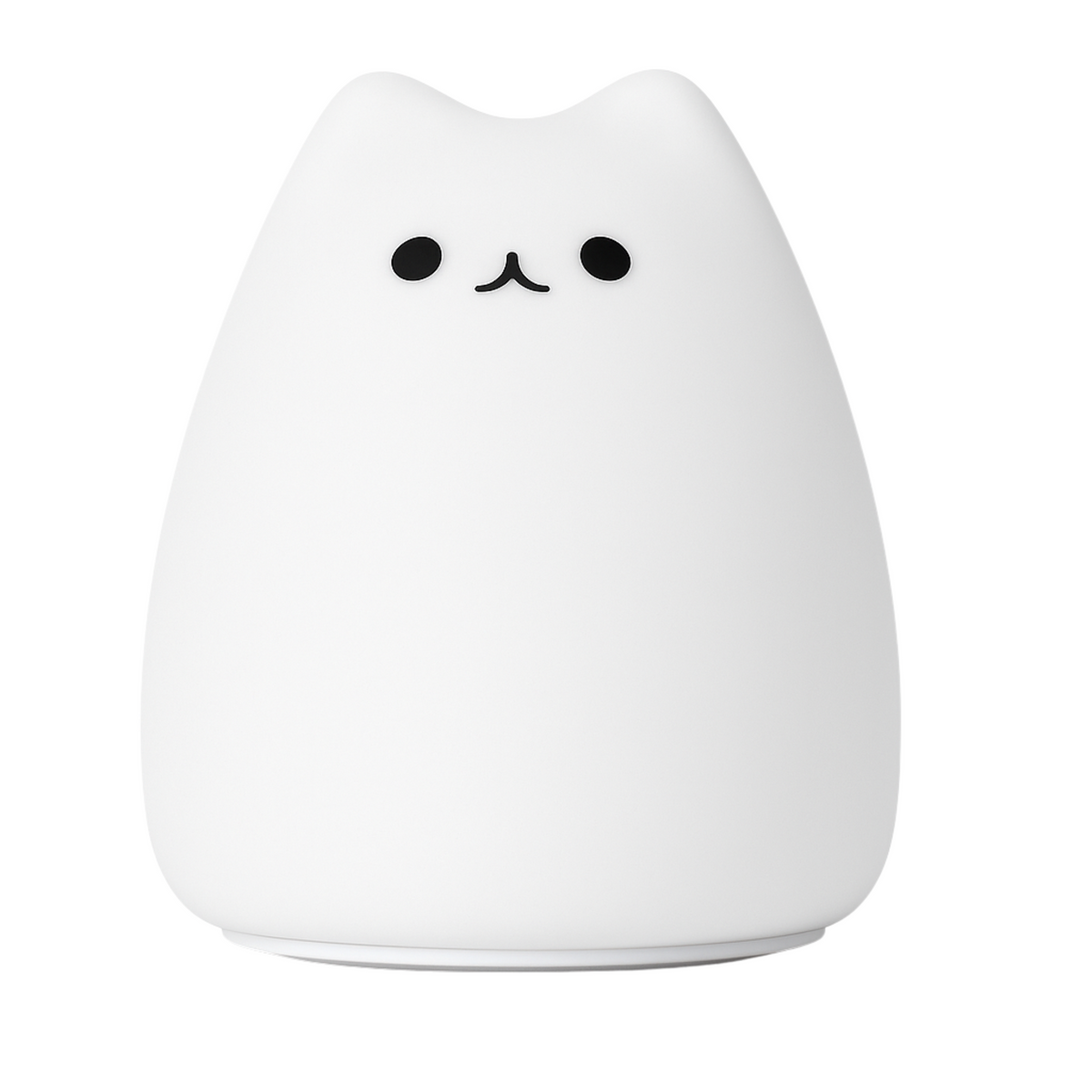 Luminária de Silicone Touch LED Gatinho para Bebês e Crianças - B