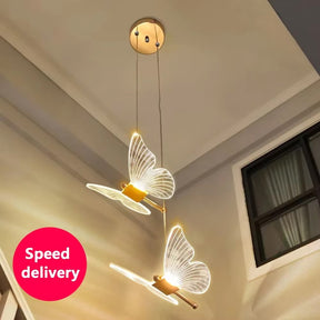 Luminária LED Pendentes de Borboleta Super Sofisticado e Moderno