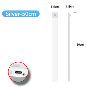 Luminária LED Sem Fio Bateria com 4 Semanas de Duração Recarregável com Sensor de Movimento Ultrafina