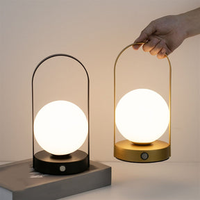 Luminária de Mesa LED Portátil de Metal Suspensa Para Áreas Externas e Internas