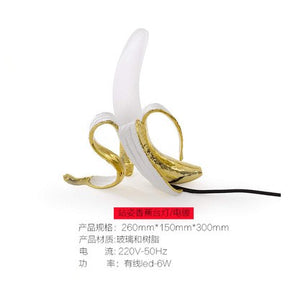 Luminária de Mesa Banana LED Criativa com Iluminação Confortável