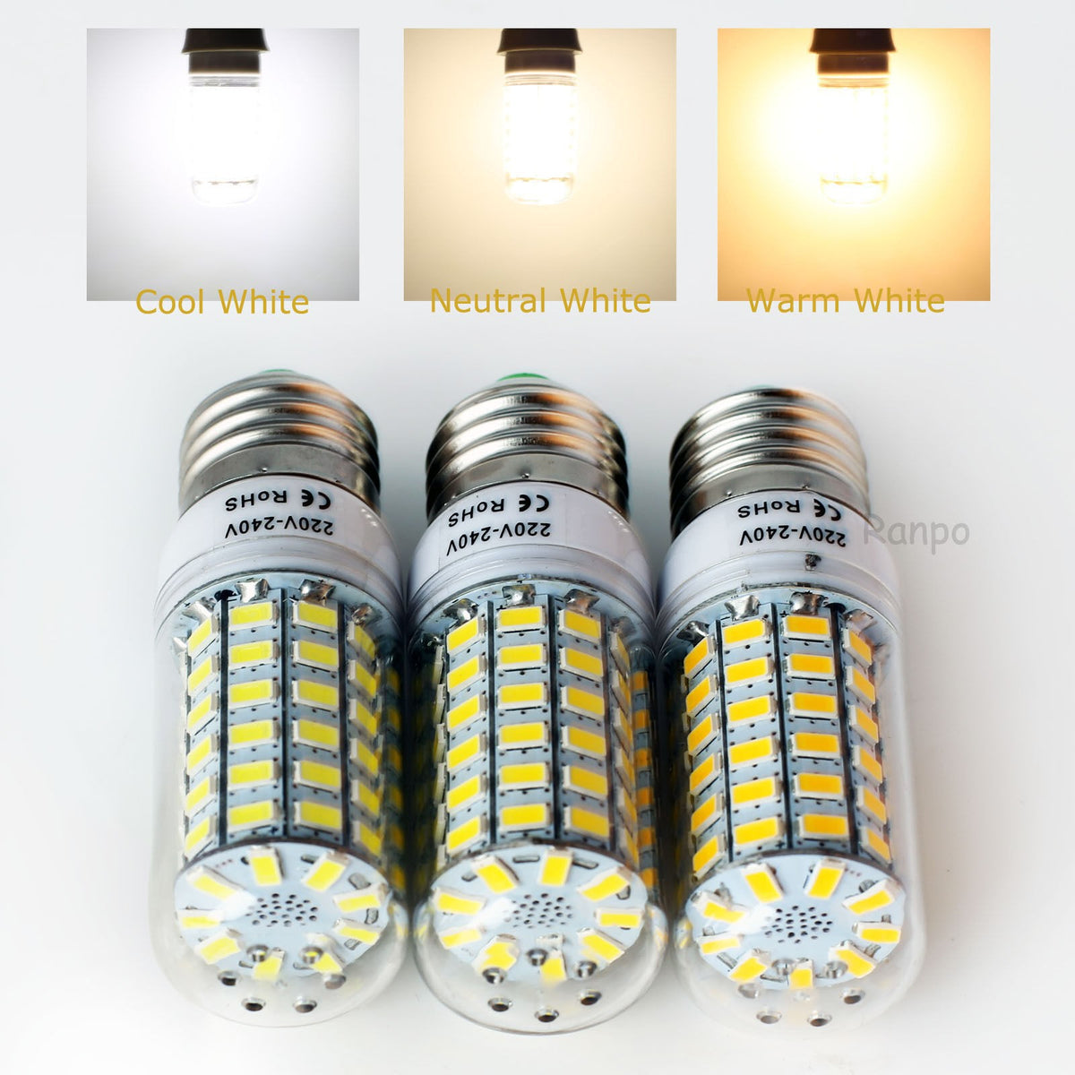 Lâmpada LED Tipo Milho 7W a 15W Super Brilhante