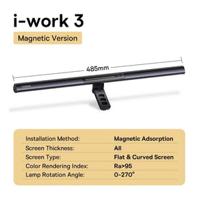 Luminária LED Magnética USB para Computador e Notebook com Luz Protetora Ocular