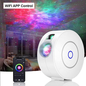 Transforme seu ambiente em um céu estrelado com o Projetor Estrelado Tuya, compatível com Wi-Fi. Controle facilmente pelo aplicativo ou com comandos de voz via Alexa. Ideal para criar uma atmosfera relaxante e mágica em qualquer espaço.