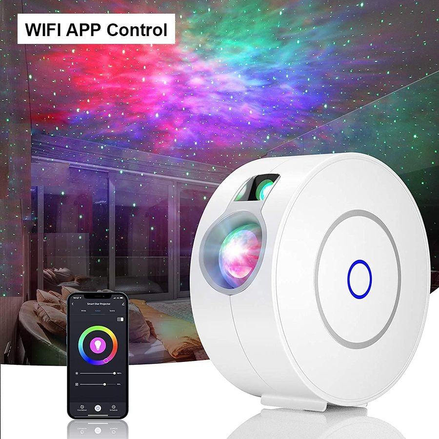 Transforme seu ambiente em um céu estrelado com o Projetor Estrelado Tuya, compatível com Wi-Fi. Controle facilmente pelo aplicativo ou com comandos de voz via Alexa. Ideal para criar uma atmosfera relaxante e mágica em qualquer espaço.