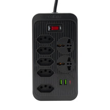 Régua de Tomadas com Extensão 2M, Portas USB, Compatível 110-220V, Padrão Brasil, Ideal para Carregar Dispositivos e Organizar seus Cabos.