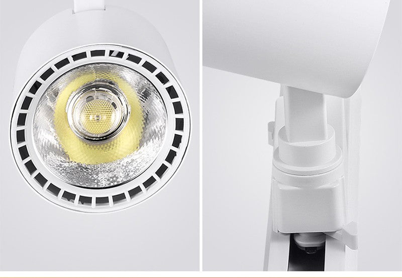 1 Unidade Spot LED para Trilho 220V COB 12W a 40W - BRANCO