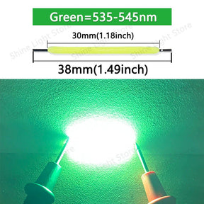 Kit de 10 a 1200 LEDs Filamento COB 3V 38mm para Decoração