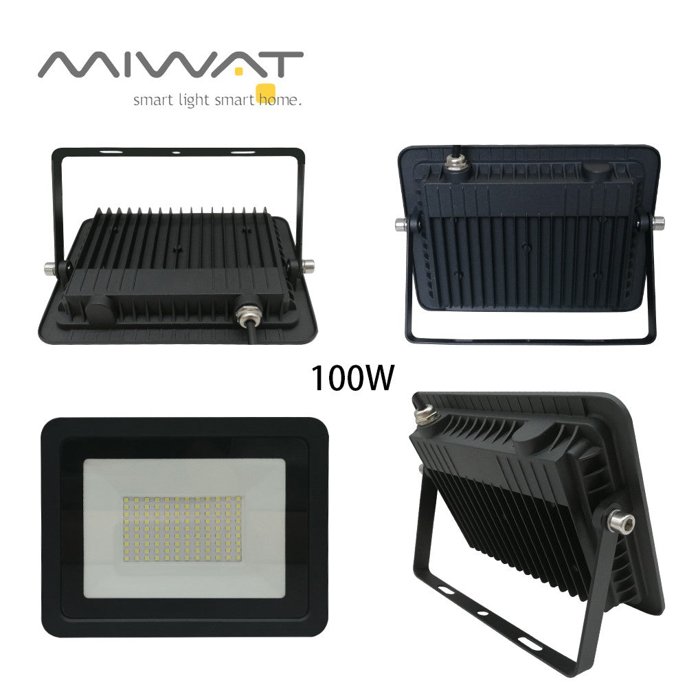 Refletor LED à Prova d’Água IP68 10W a 100W para Áreas Externas