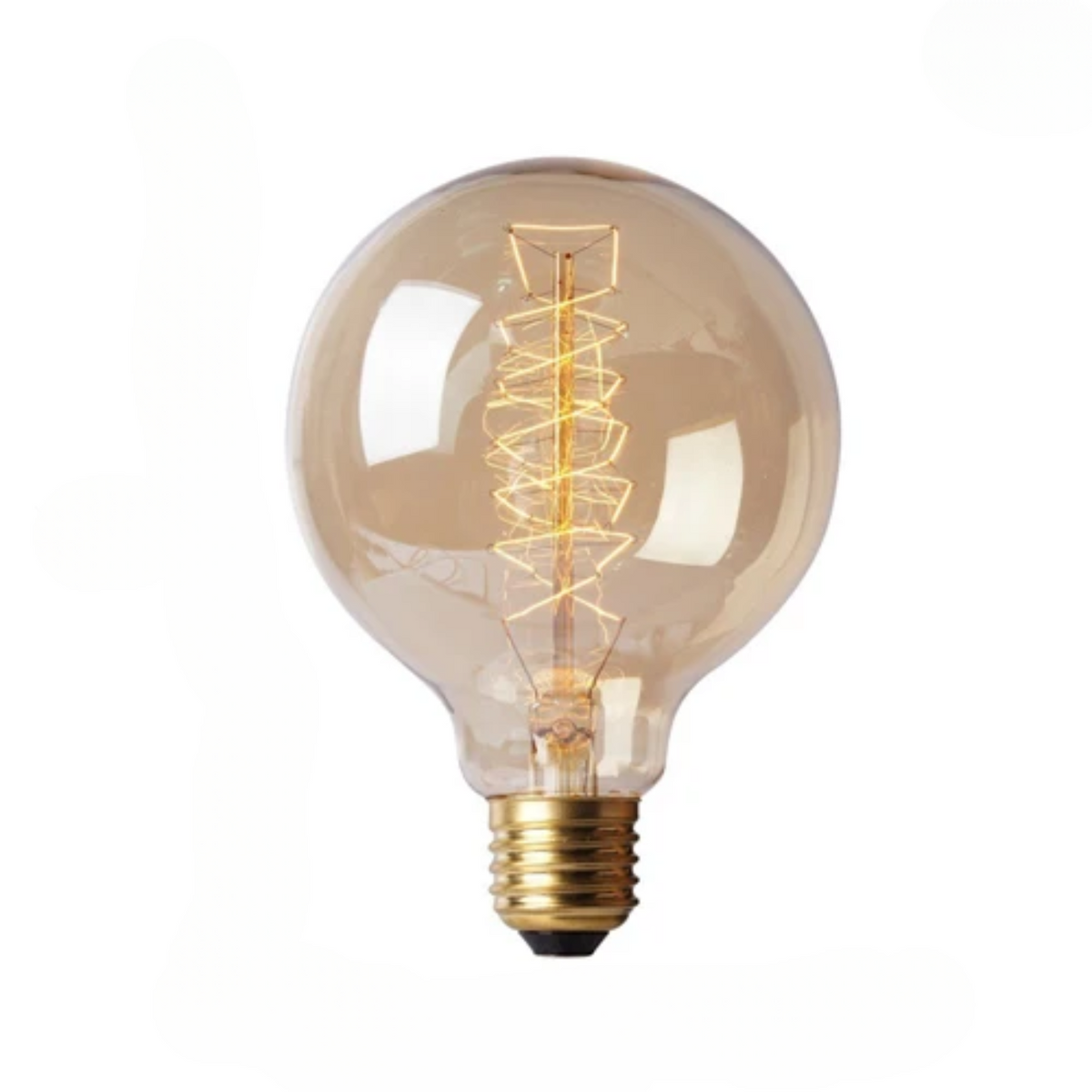 Lâmpada Incandescente de Filamento Vintage para Decoração Retrô - Filamento G95 220V