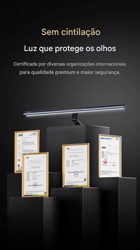 Luminária LED Magnética USB para Computador e Notebook com Luz Protetora Ocular