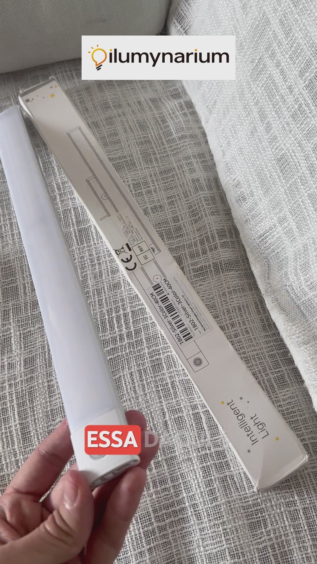 Kit Completo Luminária LED Sem Fio com Bateria Mega Potente Recarregável e Sensor de Movimento